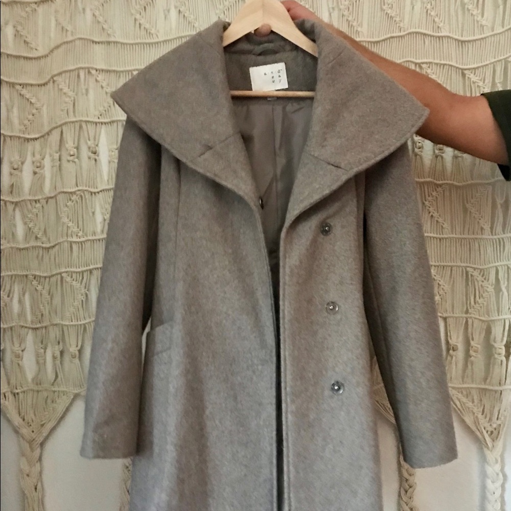 A New Day Shawl Wrap Coat Peacoat Size S